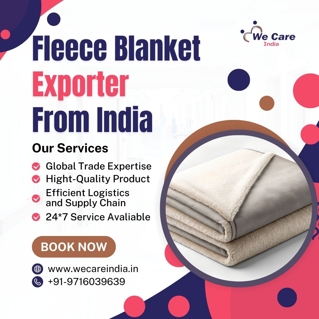 Fleece Blanket Exporter From India